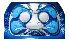 Travis Scott Cactus Jack x Fragment Daruma Doll "Blue" CPFM39