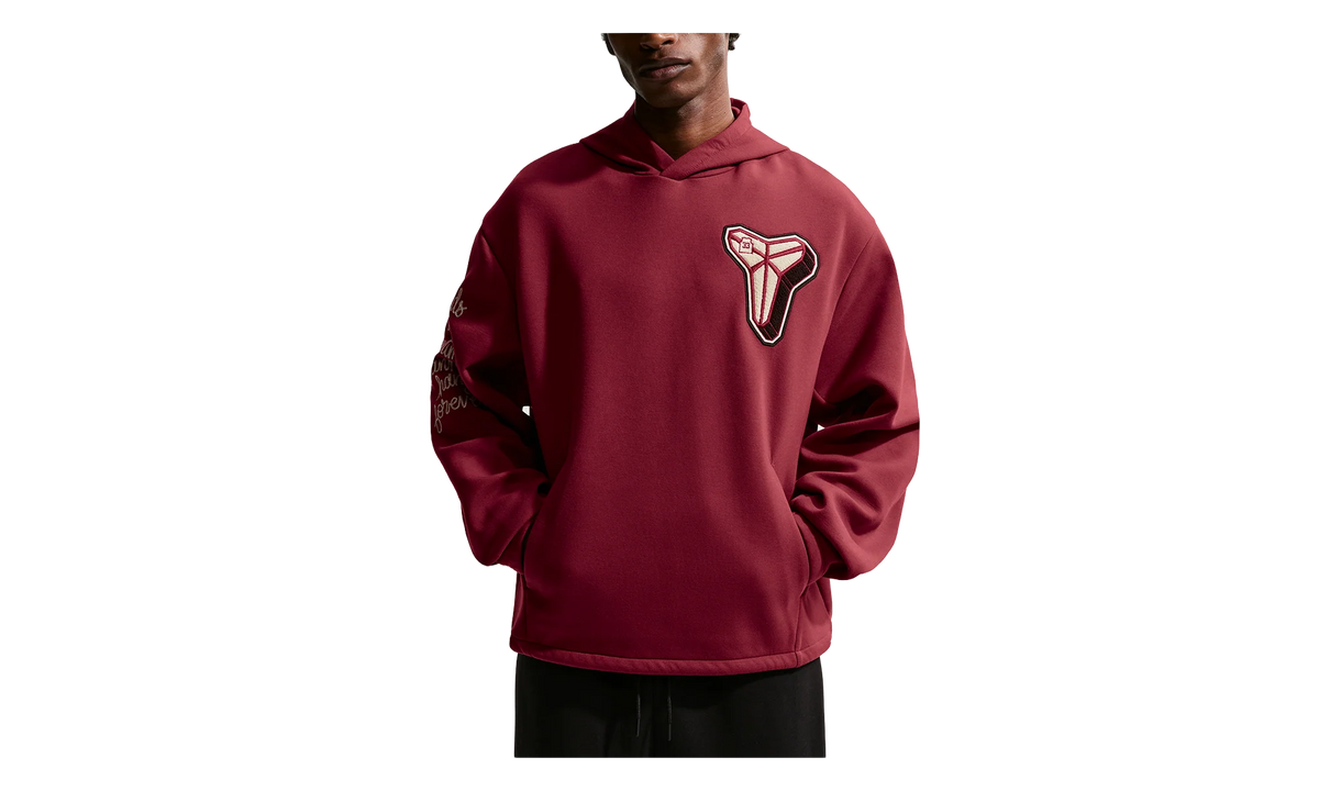 Kobe Dri-FIT Fleece Pullover Basketball Hoodie "Recycled Materials - Team Red / Coconut Milk" IO9563 677