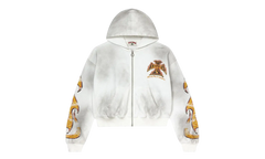 Reborn Waffle Zip-Up Hoodie "White" 11451 1SS2604VFRWZU WHIT