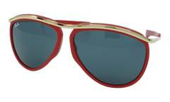 AVIATOR OLYMPIAN SUNGLASSES "POLISHED RED" RB2219-1243R5_59